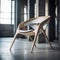Eshai Chair: Minimalist White Industrial Design With 4k And Hd Technology