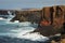 Eshaness cliffs on Shetland Islands