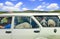 Eskisehir/Turkey-June 30 2019: Man driver transport goats in his car. Funny transportation in rural area