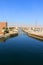 Esna ship locks in Egypt