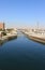 Esna ship locks in Egypt