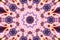 Esoteruc neon glowing geometric mandala. Kaleidoscopic background. Magic mystic fantasy fractal