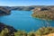 Esparron lake, beautiful daytime landscape, Provence, Verdon Gorge National Park, Alpes-de-Haute-Provence, France