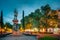 Esplanade Park. Statue Of Johan Ludvig Runeberg in Helsinki, Finland