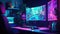 Esport streaming game online, Home quarantine activity. Gamer. Generative Ai