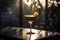 Espresso or apple martini in sunlight room