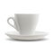 Espresso coffee cup with handle. Realistic vector