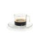 Espresso coffee isolate on white background