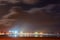 Essaouira castle and port on the Atlantic coast in Morocco, at night