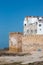 Essaouira port in Morocco, view on old architecture and city wall at ocean