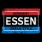 Essen German city logo vector. Modern typography for apparel, sticker, souvenir, advertising. High quality.