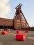 Essen, Germany - January 30, 2022: Zollverein mine and coking plant industrial complex. UNESCO World Heritage Site.