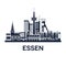 Essen Skyline Emblem