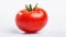 The Essence of Freshness: Tomato on White