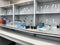 Essence of laboratory safety. Lab goggles, lab coats, and gloves arranged neatly on a laboratory bench. AI Generated