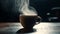 The essence of mornings, Let the steam of a coffee cup awaken your senses