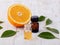 Essential aroma oil with orange.