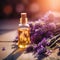 Essential Aromatic oil and lavender flowers 2