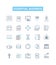 Essential business vector line icons set. Business, Essential, Startup, Management, Planning, Strategies, Profit