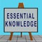 ESSENTIAL KNOWLEDGE concept