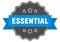 essential label. essential isolated seal. sticker. sign