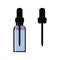 Essential oil bottle, spray. Soap pump. Cosmetic vial, flask, flacon