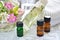 Essential oils and herbal cosmetics