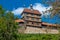 Esslingen near Stuttgart, Germany, view of the historic city walls castle with Guardhouse Hochwacht . Baden-Wuerttemberg,