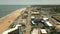 Establishing drone aerial video Virginia Beach VA USA