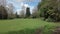 Establishing shot of Longton Park, Stoke-Trent