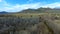 Establishing shot Mountain Beautiful nature Drone shot in Majestic Mountains. top. Panorama. Aerial View. Fly Over