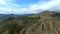 Establishing shot Mountain Beautiful nature Drone shot in Majestic Mountains. top. Panorama. Aerial View. Fly Over