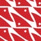 Estampat mocador castells. Polka dot red seamless pattern surface design for human towers in Catalunya