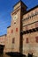 Este Castle Clock Tower Ferrara Italy