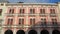 Este, Padova, Italy. The main square and its Venetian style buildings