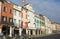 Este, Padova, Italy. The main square and its Venetian style buildings