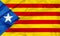 Estelada Blava flag of Catalonia