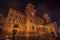 Estense Castle of Renaissance town of Ferrara at night