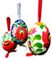 Ester Eggs With Colorful Ornaments