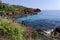 Esterel massif with porphyry rocks, France