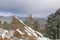 Estes Park sign. States, mountains.