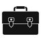 Estimator briefcase icon, simple style