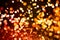 Estive lights bokeh background.  Glitter vintage lights background with lights defocused