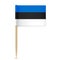 Estonia flag. Flag toothpick 10eps