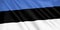 Estonia flag waving with the wind.