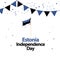 Estonia Independence Day Vector Design Illustration