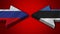 Estonia vs Russia Arrow Flags â€“ 3D Illustrations
