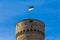 The Estonian Flag in Tallinn, Estonia