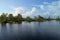 Estonian lake. Beatiful nature in Estonia.