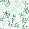 Estragon therapeutic green leaf branch. Isolated vector illustration.